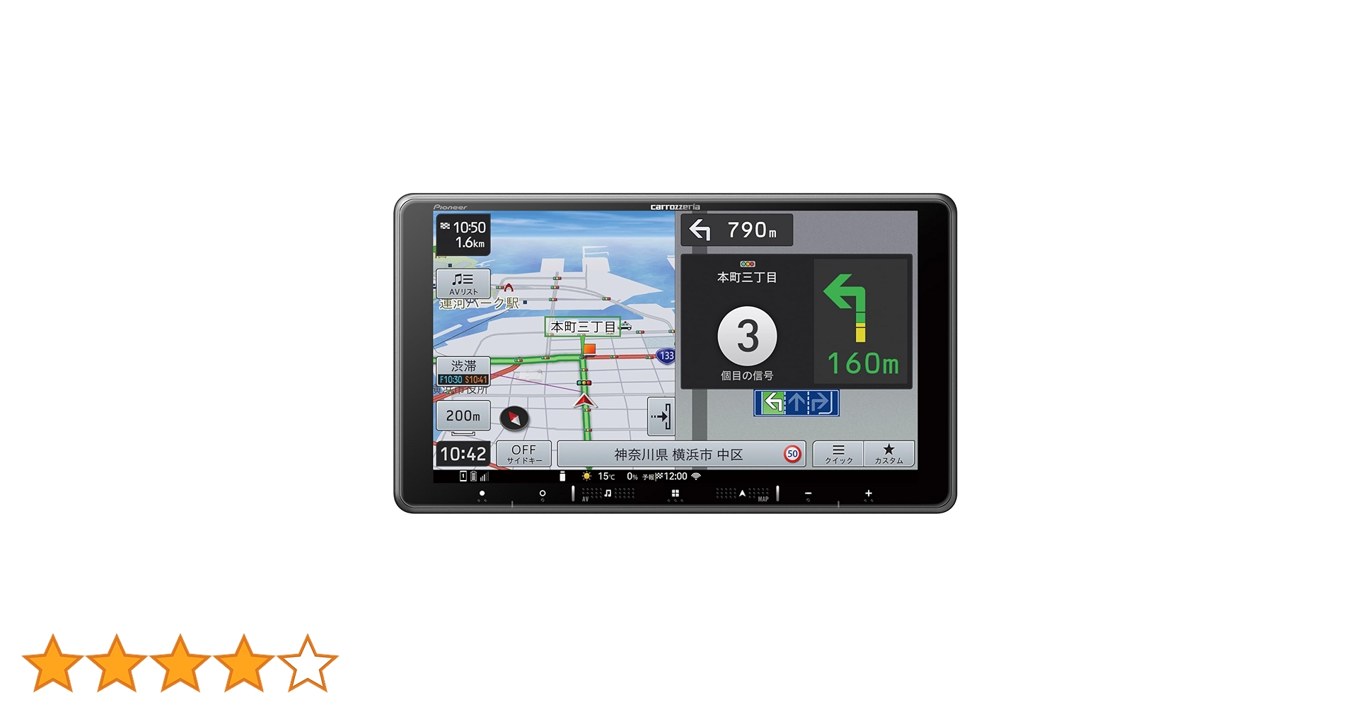 carrozzeria AVIC-RF721 9インチフローティングカーナビ Amazon | Pioneer カーナビ AVIC-RF721 楽ナビ 9インチ